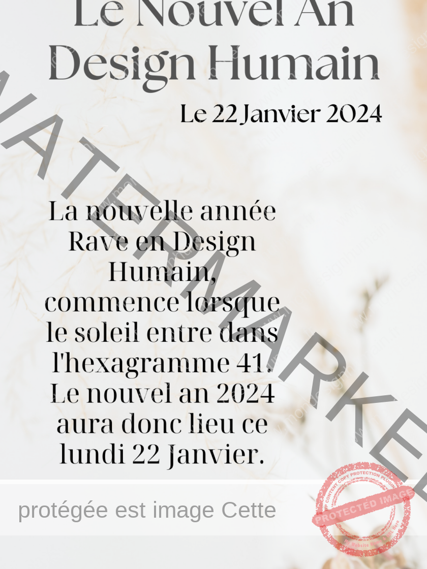 Nouvel an Design Humain porte 41